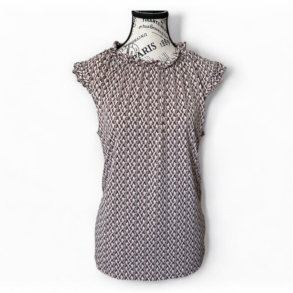 Adrianna Papell Women's Geo Patterned Top